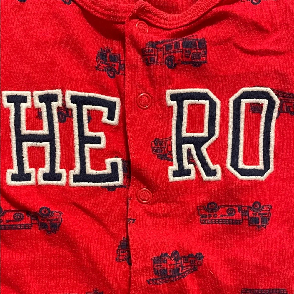 Carter's Boys Romper Red Hero Size 18 Month